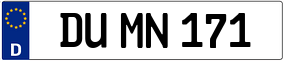 Truck License Plate